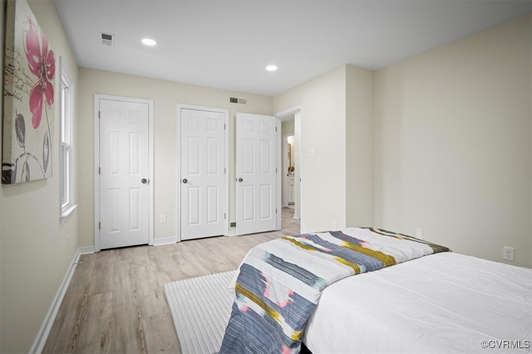 6920 Belmont Road Chesterfield, VA 23832 - Photo 37 of 50 Bedroom with light hardwood / wood-style floors an