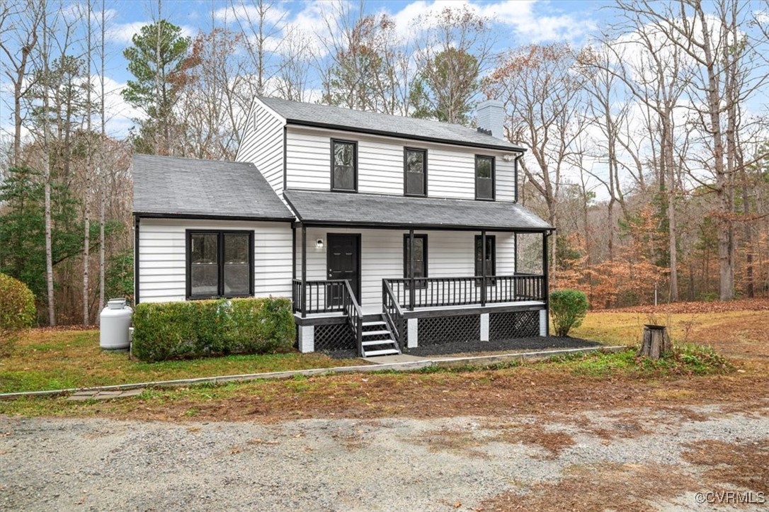 6920 Belmont Road Chesterfield, VA 23832 - Photo 42 of 50 View of front facade with a porch