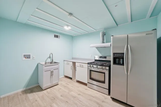 a view of a city from a balcony