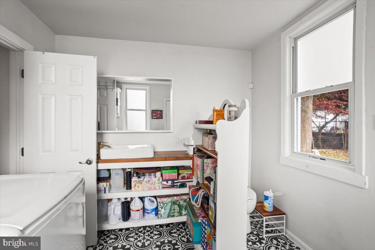 638 St Joseph Street Lancaster, PA 17603 - Photo 12 of 27 Half bathroom area with laundry