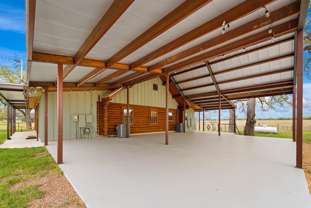 348 Blau Lane Hext, TX 76848 - Photo 60 of 94 a view of an empty room with a fireplace