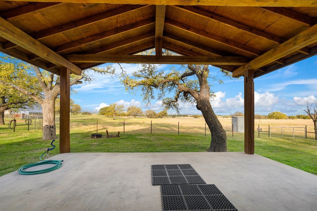 348 Blau Lane Hext, TX 76848 - Photo 66 of 94 a view of a porch