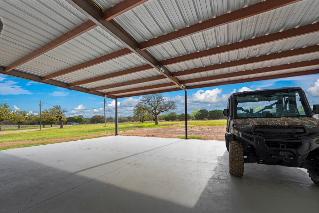 348 Blau Lane Hext, TX 76848 - Photo 74 of 94 a view of swimming pool with seating space