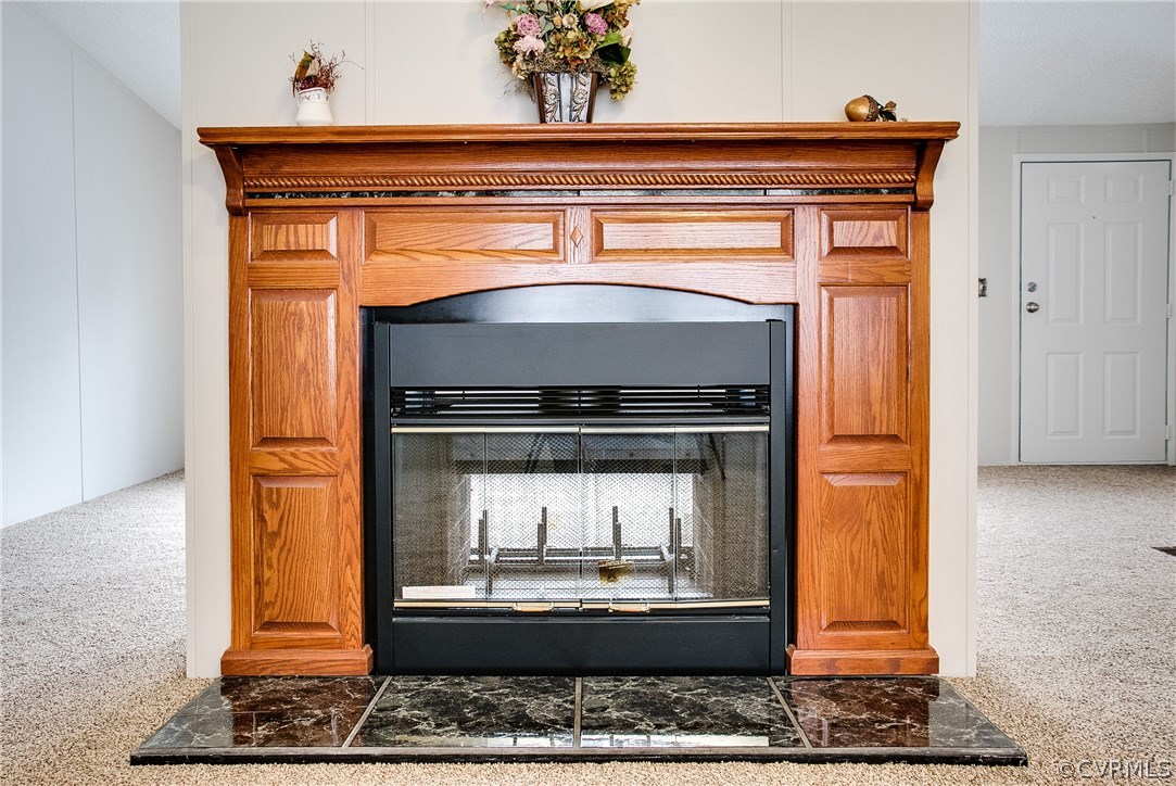 3464 Cedar Plains Road Sandy Hook, VA 23153 - Photo 16 of 43 a view of fireplace and wooden floor