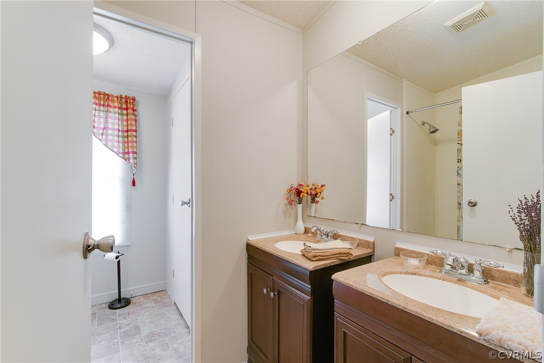 3464 Cedar Plains Road Sandy Hook, VA 23153 - Photo 33 of 43 a bathroom with a sink and a mirror