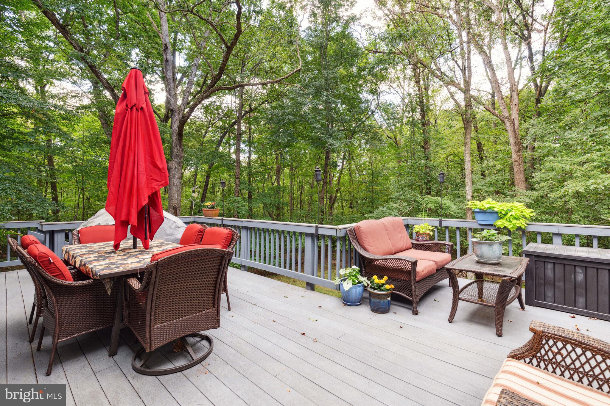 5124 Pheasant Ridge Road Fairfax, VA 22030 - Photo 46 of 53 Trex deck that runs along the back of the home