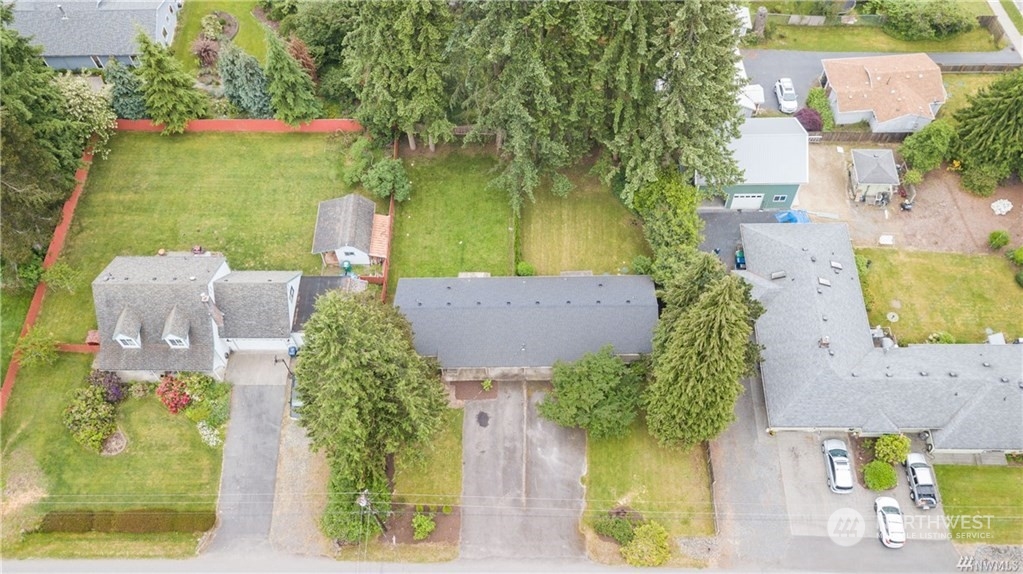 130 Bellflower Road Bothell, WA 98012 - Photo 23 of 25 an aerial view of a house with outdoor space