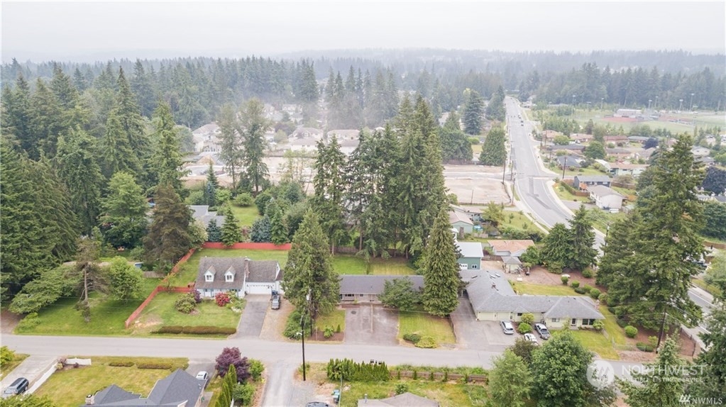 130 Bellflower Road Bothell, WA 98012 - Photo 24 of 25 an aerial view of residential houses with outdoor space and trees
