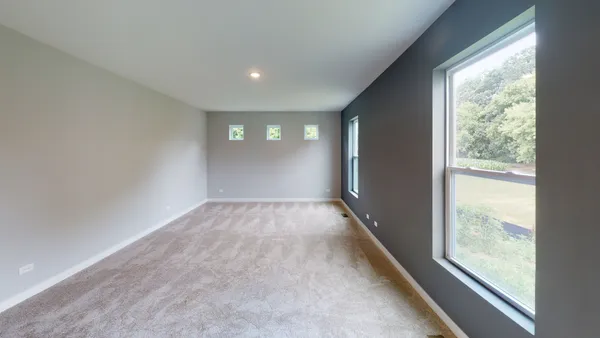 a view of hallway with window