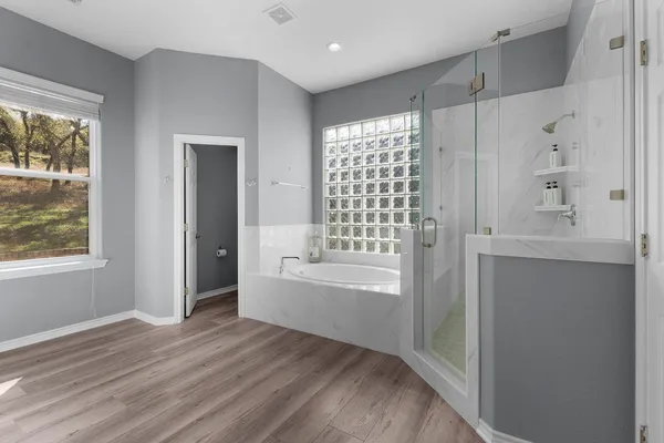 a kitchen with sink cabinets and window