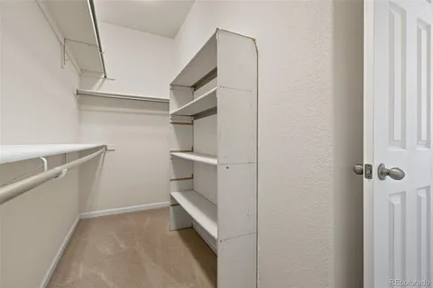 a view of walk in closet