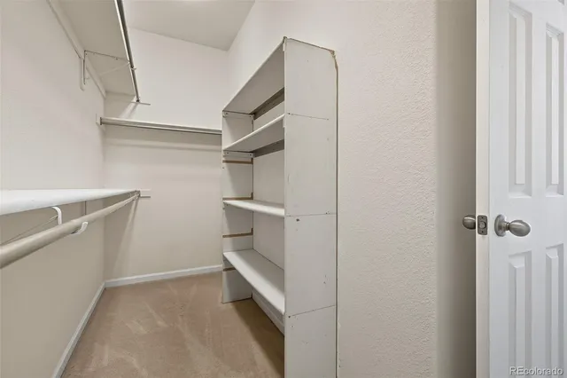 a view of walk in closet