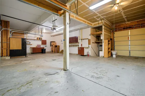 a view of storage and utility room