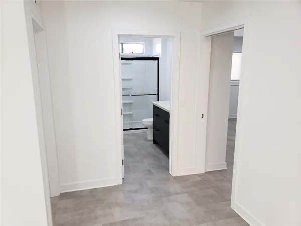 a view of an empty room
