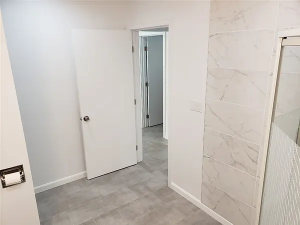 a view of front door of house