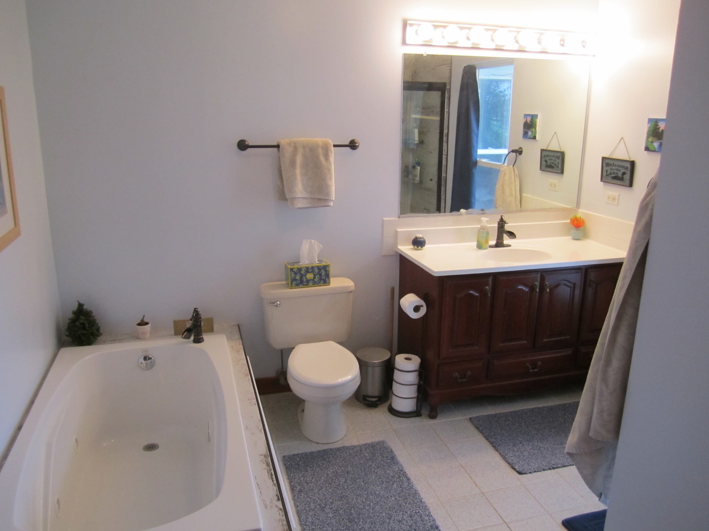 5668 And 5708 State Route Malta, IL 60150 - Photo 18 of 37 a bathroom with a sink toilet and mirror