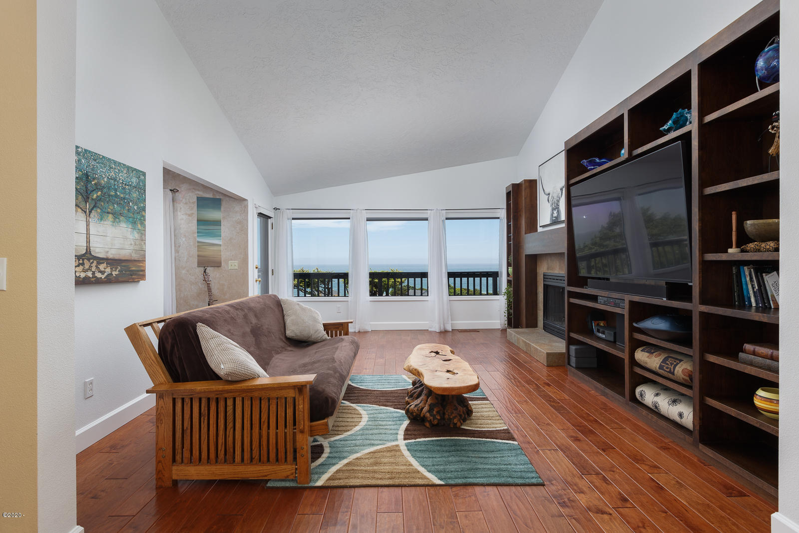 5277 Northwest Logan Road Lincoln City, OR 97367 - Photo 10 of 19 Living room with Enormous Ocean Views