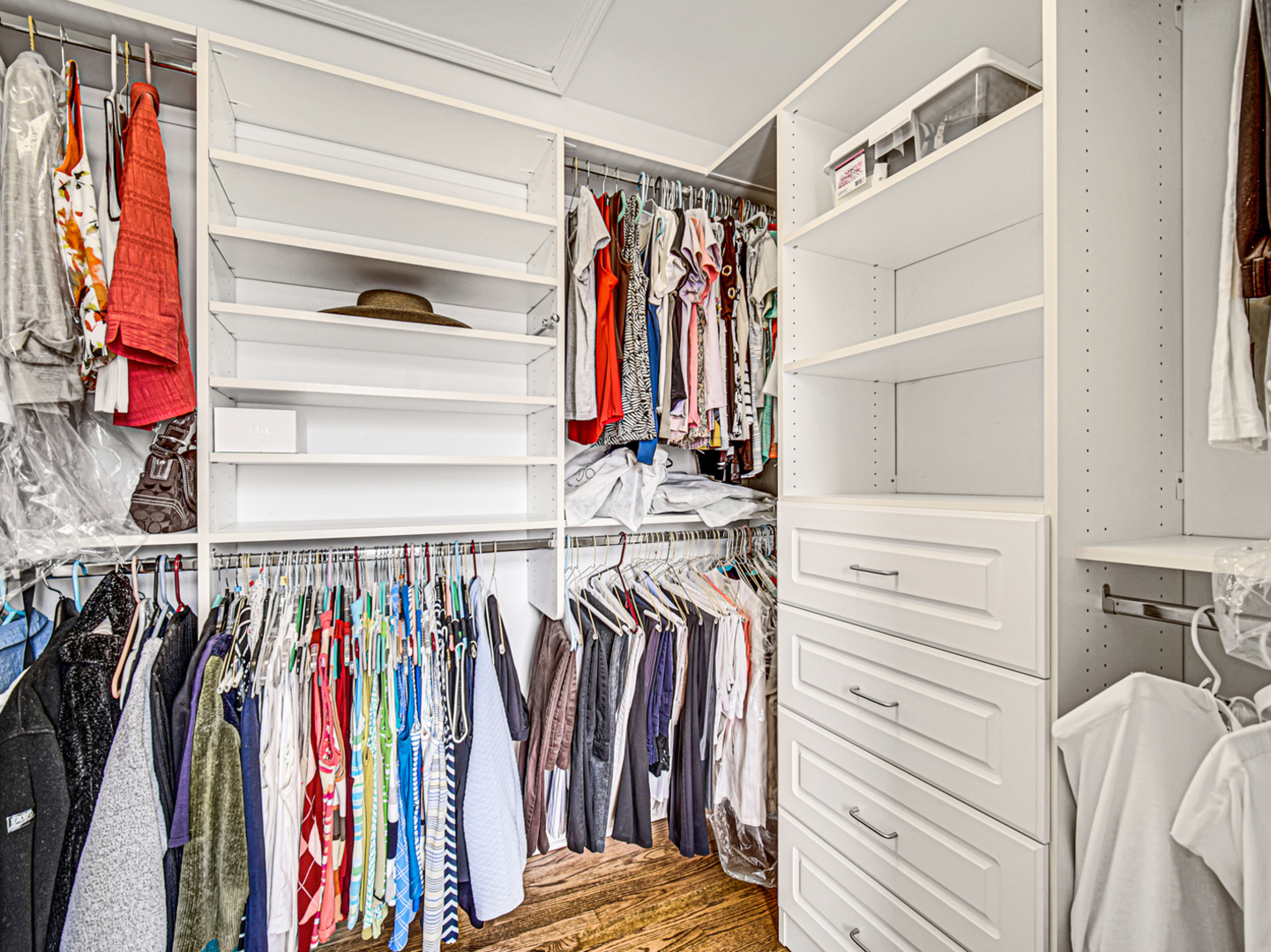 631 Riverside Drive Park Ridge, IL 60068 - Photo 16 of 31 a view of walk in closet with clothes and shoes