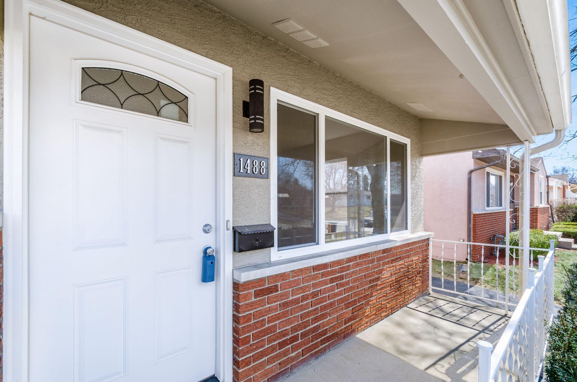 1488 Bycroft Road Columbus, OH 43206 - Photo 3 of 26 New Front Door and Spacious front porch