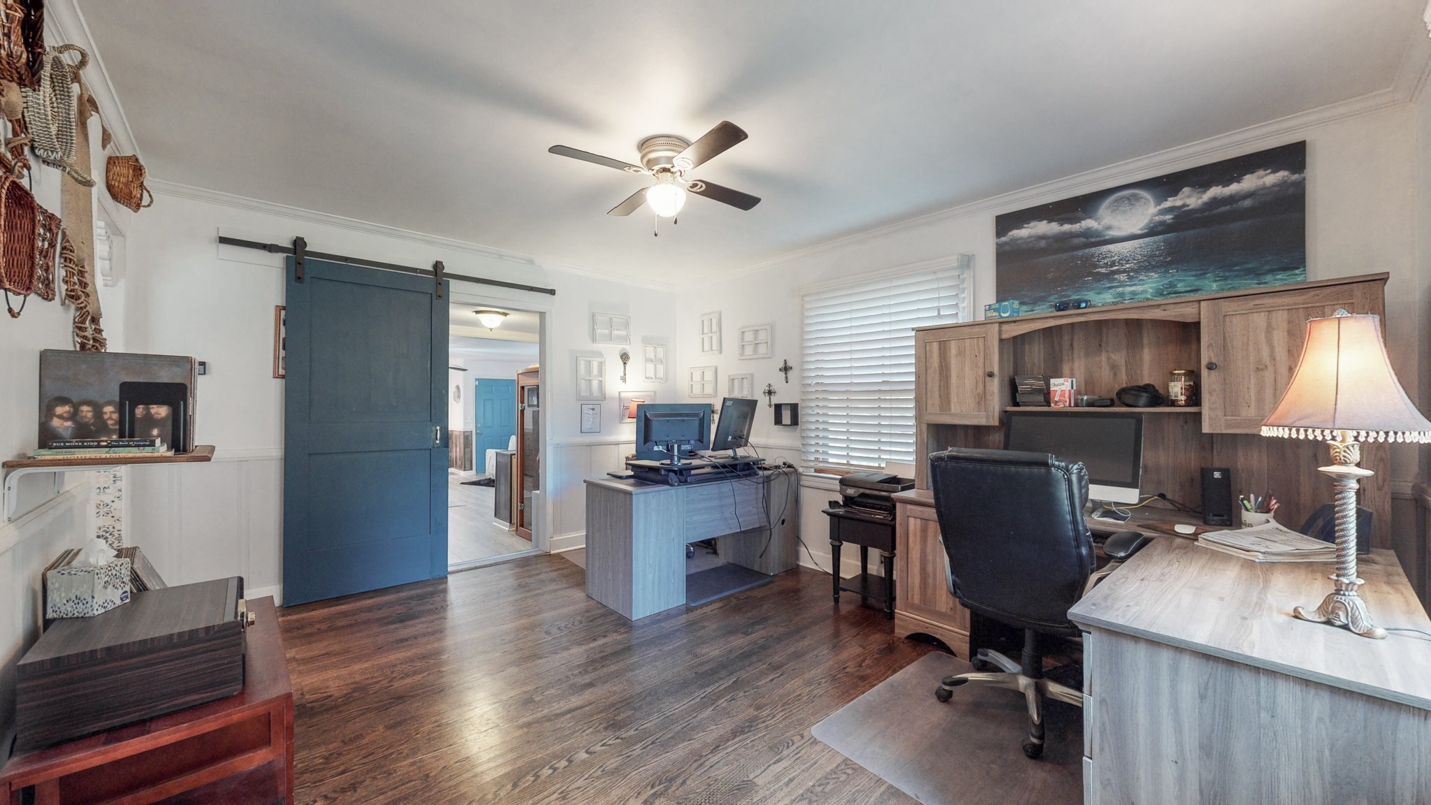 1108 Berwick Trail Madison, TN 37115 - Photo 21 of 54 a workspace with kitchen island hardwood floor and a workspace