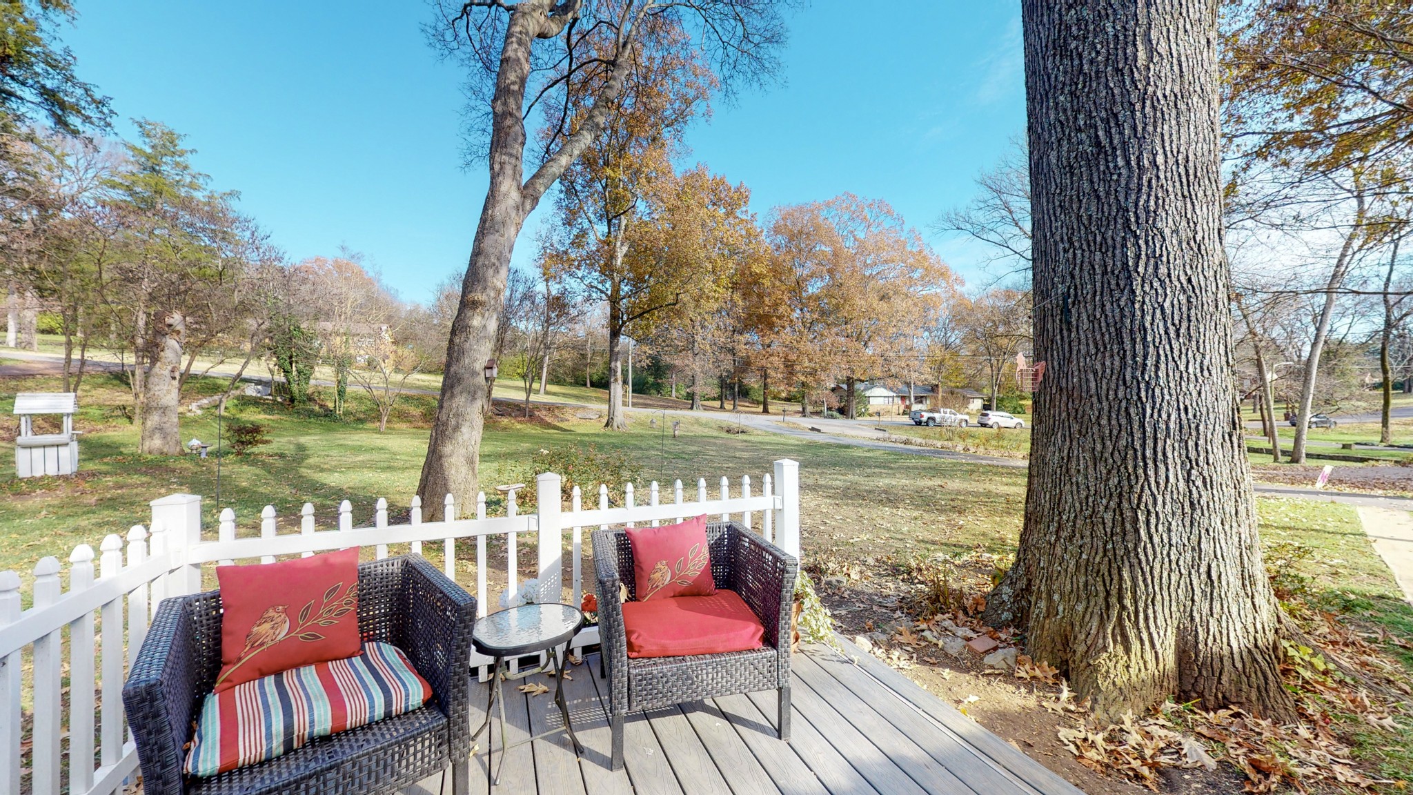 1108 Berwick Trail Madison, TN 37115 - Photo 48 of 54 a view of deck with furniture and trees around