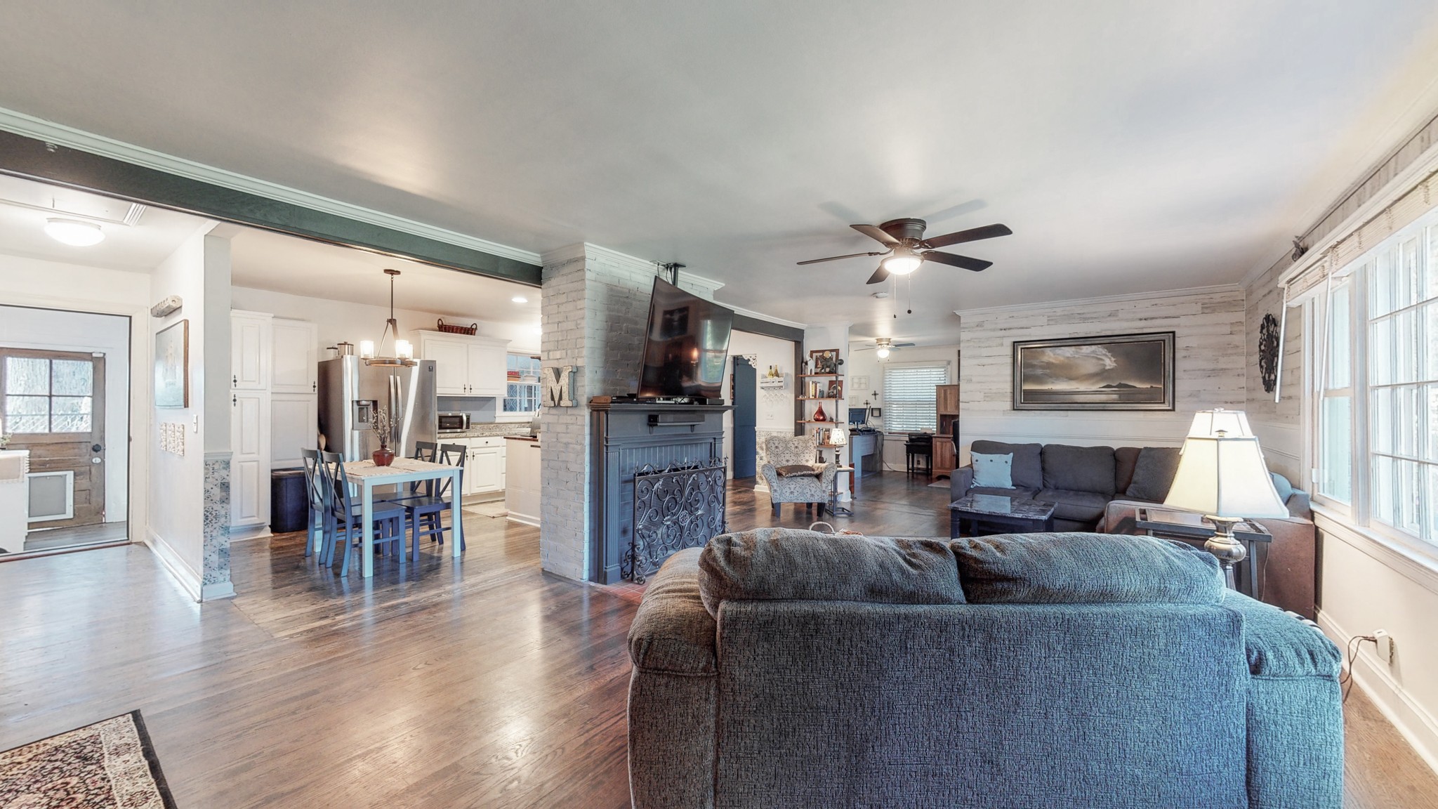 1108 Berwick Trail Madison, TN 37115 - Photo 8 of 54 a living room with furniture kitchen view and a wooden floor