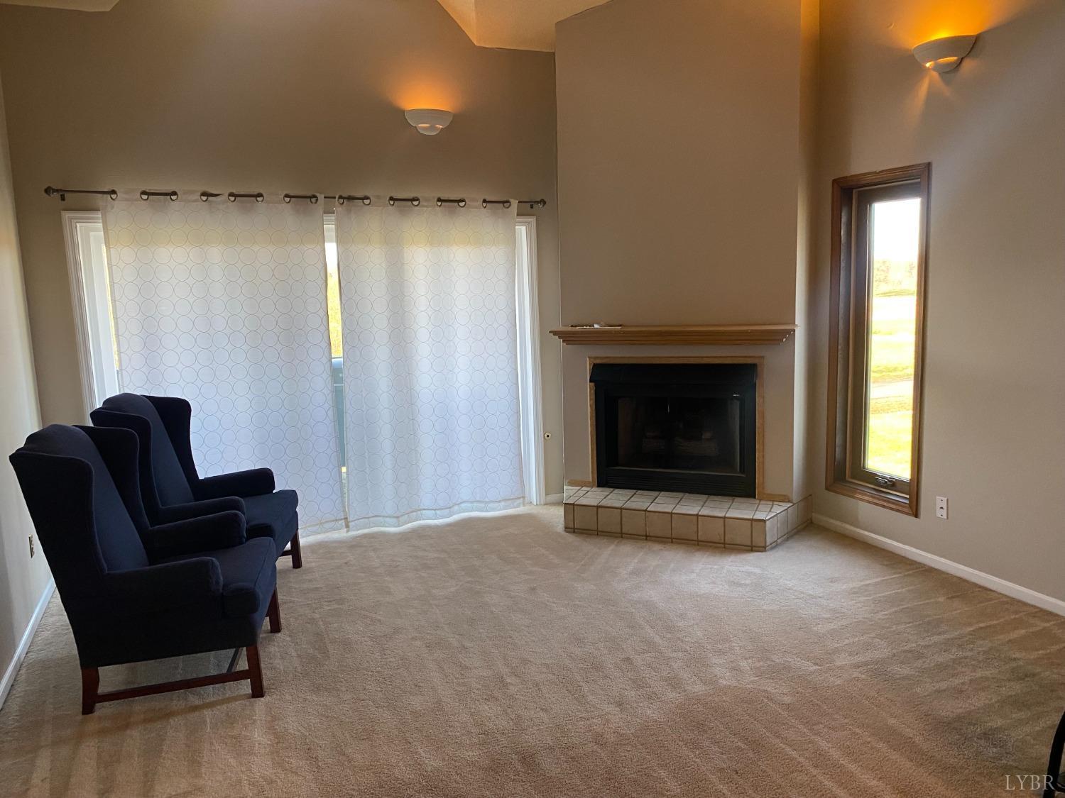 107 Manor Drive Forest, VA 24551 - Photo 8 of 20 a living room with furniture and a fireplace