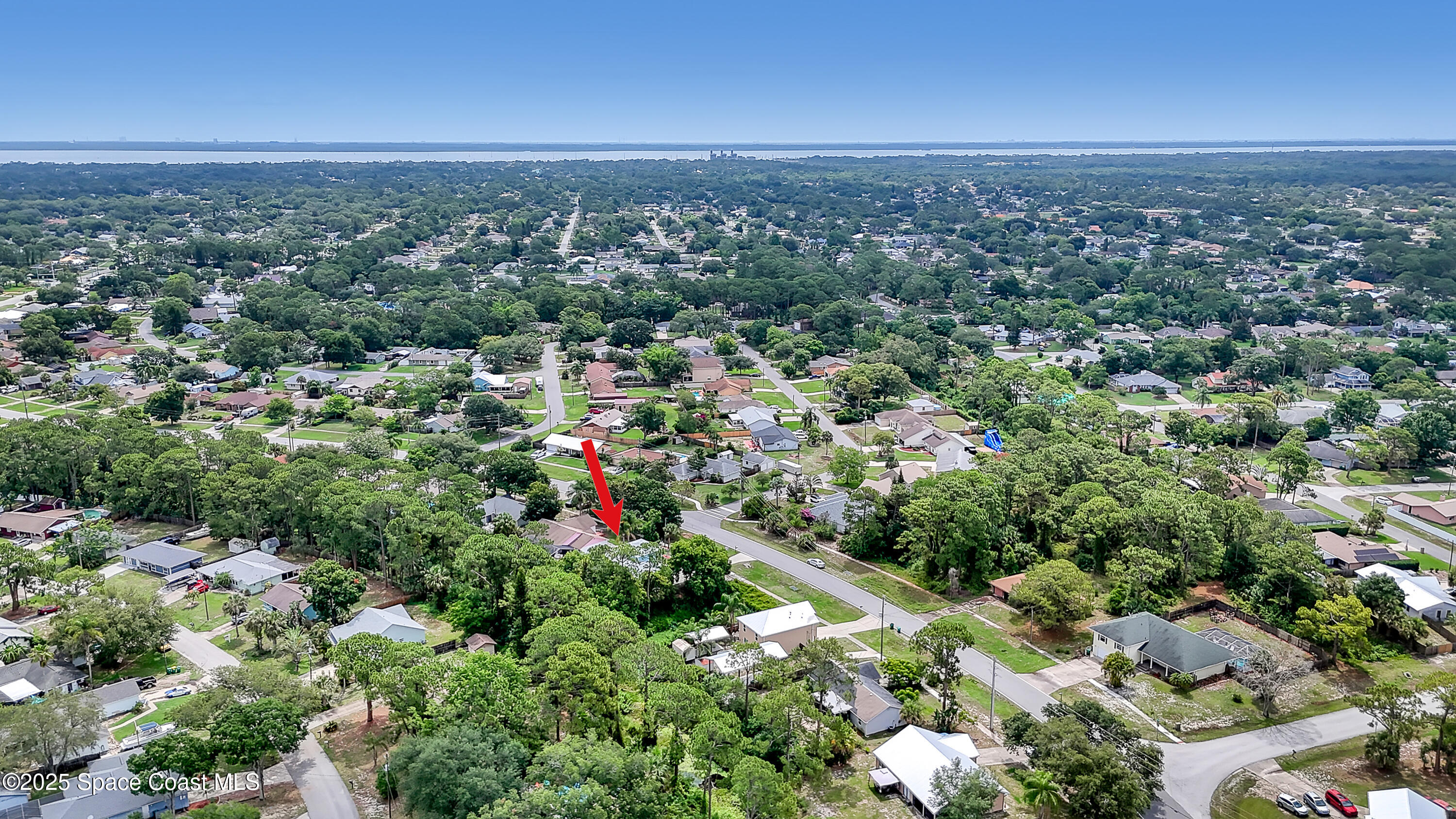 5280 Curtis Boulevard Cocoa, FL 32927 - Photo 44 of 45 an aerial view of multiple house