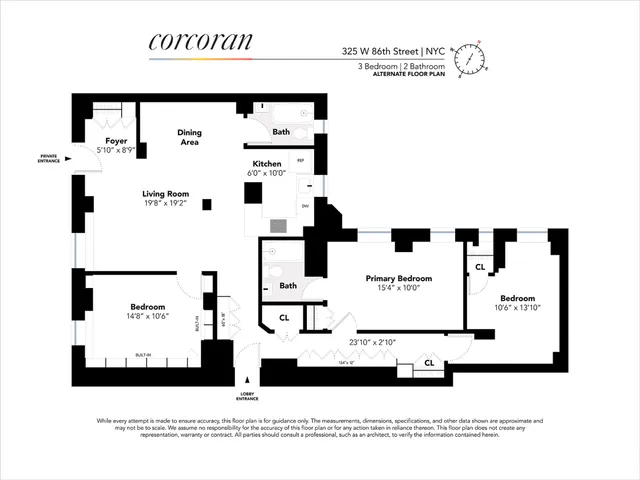 $699,000 | 325 West 86th Street, Unit 1B | Upper West Side