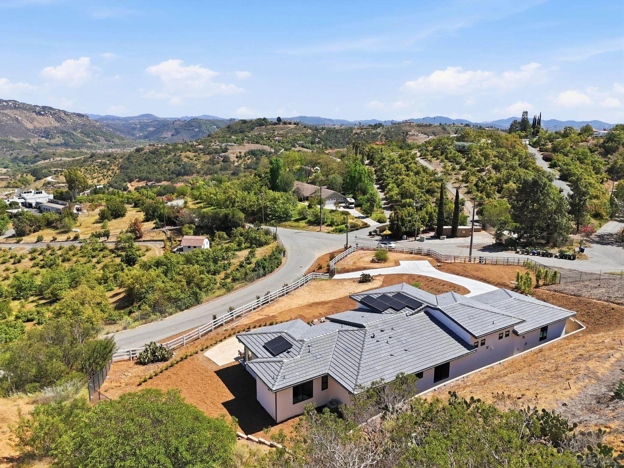 3916 Citrus Drive Fallbrook, CA 92028 - Photo 56 of 72 an aerial view of residential houses with outdoor space
