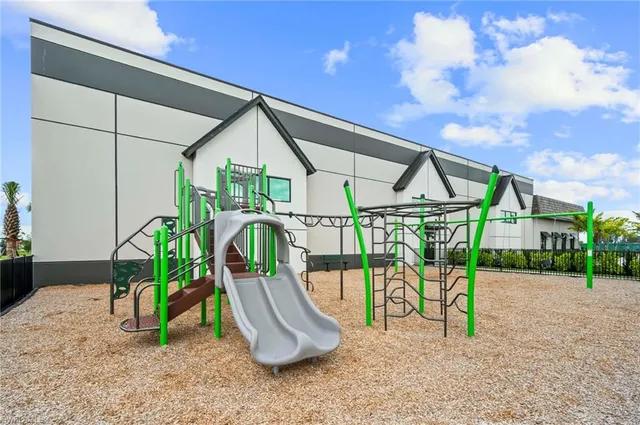 a view of a swimming pool with a lake view