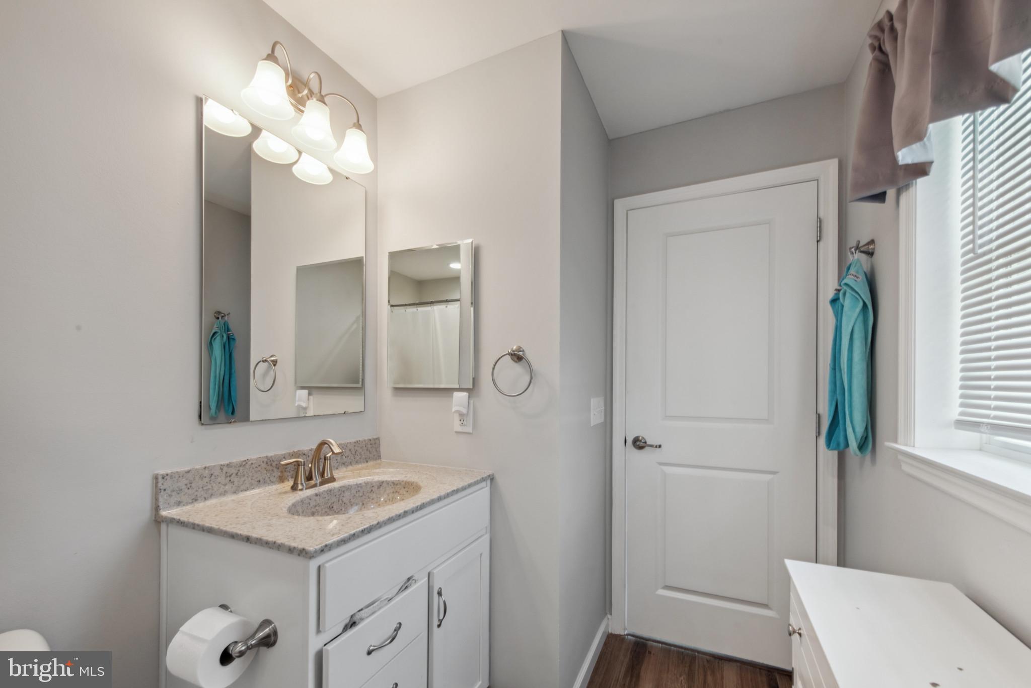 910 Rosedale Avenue Rosedale, MD 21237 - Photo 20 of 41 a bathroom with a sink a light fixture and a toilet