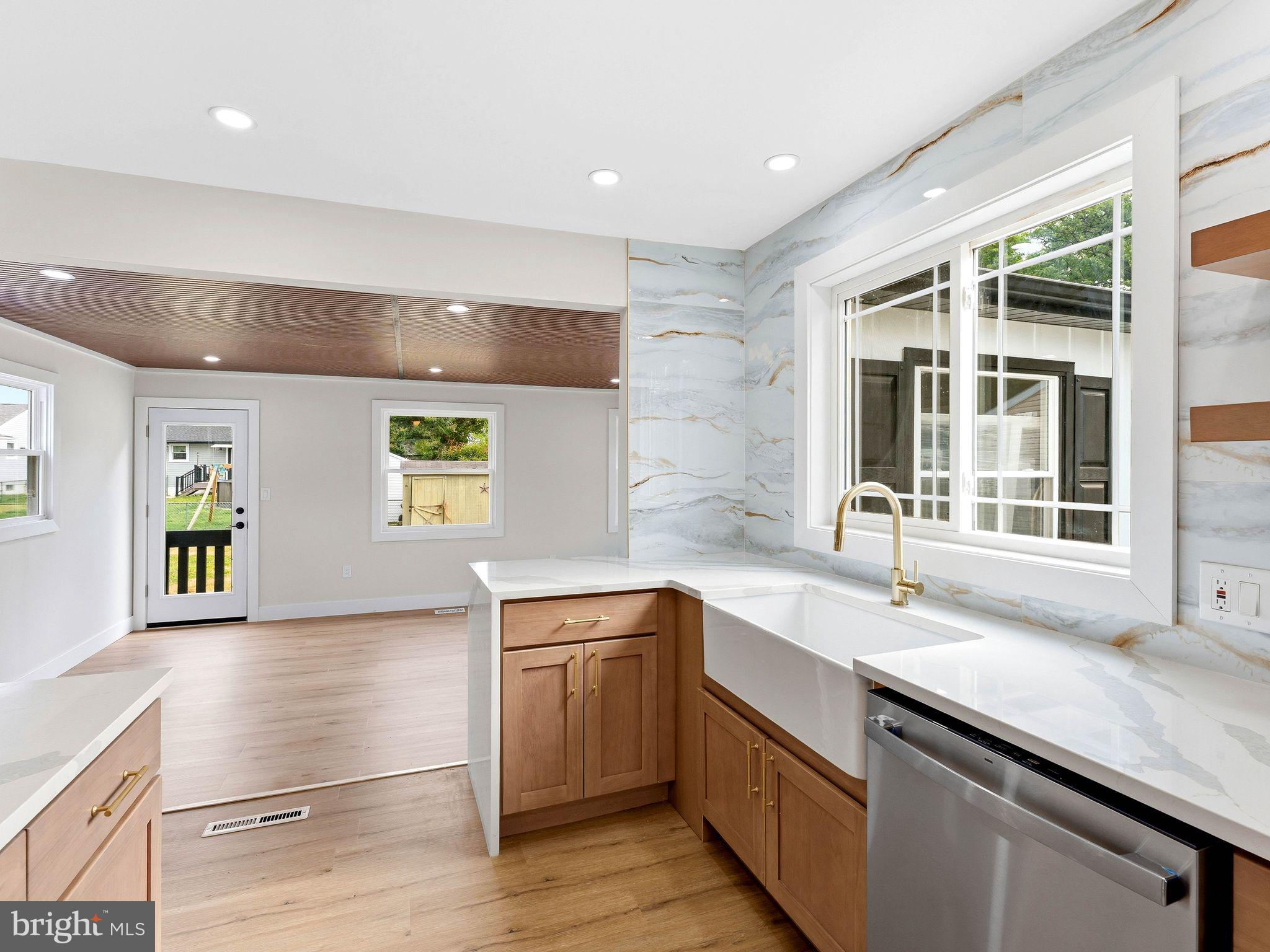 513 Jefferson Street Riverside, NJ 08075 - Photo 12 of 29 Bright, modern kitchen with natural light.