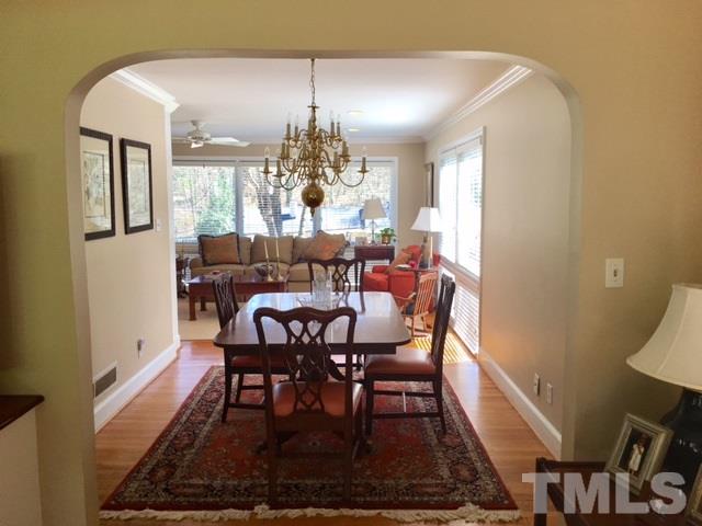 719 Beaver Dam Road Raleigh, NC 27607 - Photo 6 of 13 a view of a dining room with furniture
