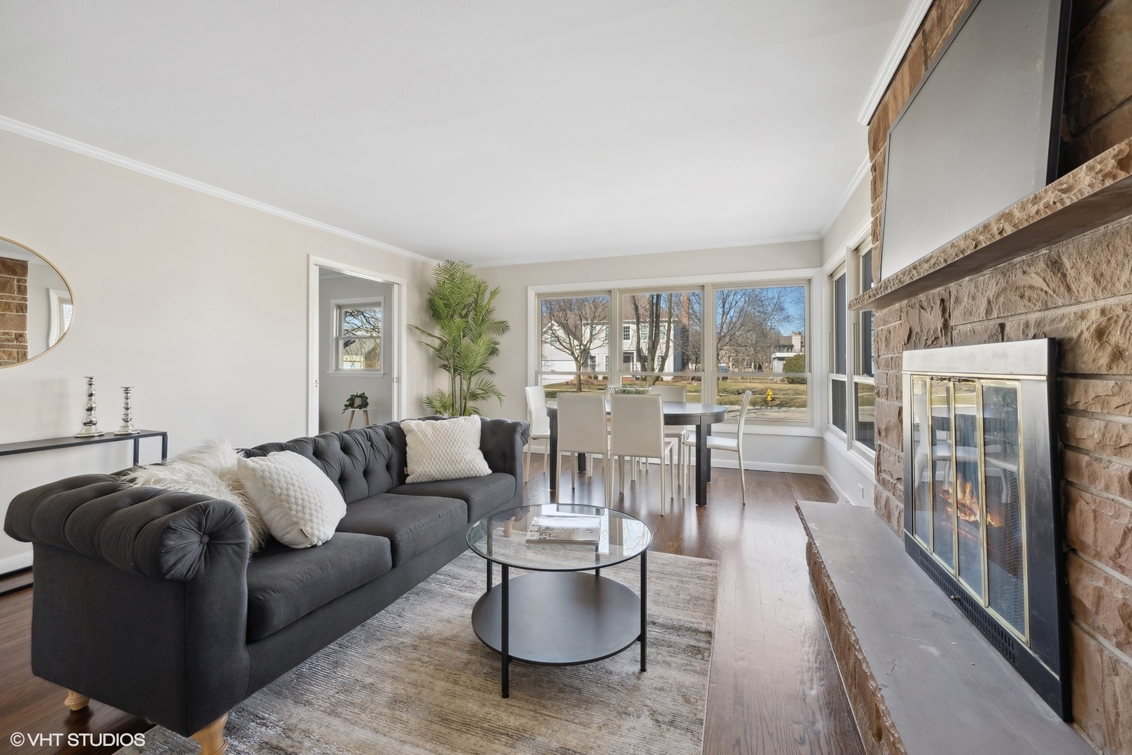 2237 Dewes Street Glenview, IL 60025 - Photo 3 of 20 a living room with furniture and a large window