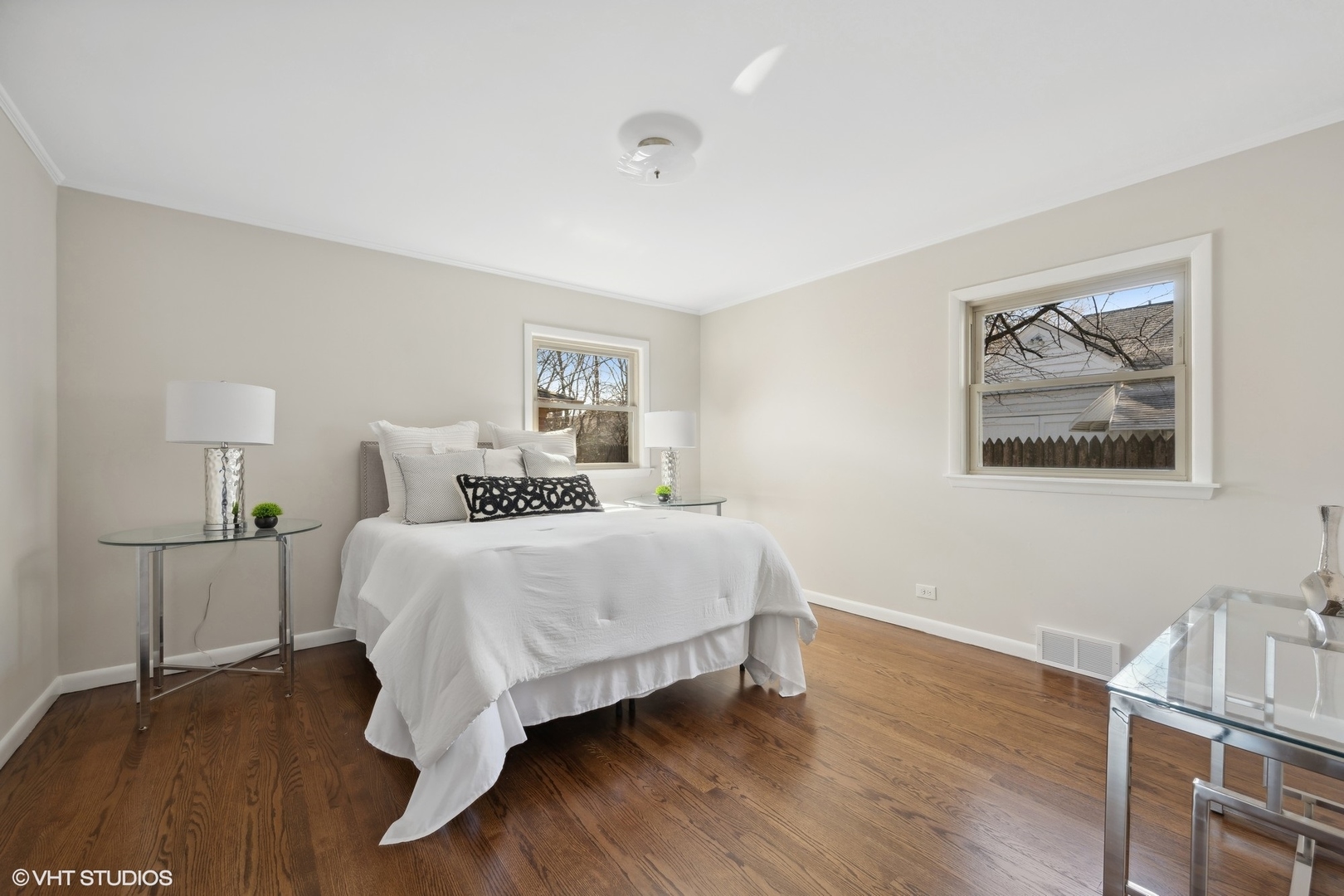 2237 Dewes Street Glenview, IL 60025 - Photo 10 of 20 a bedroom with bed and a night stand