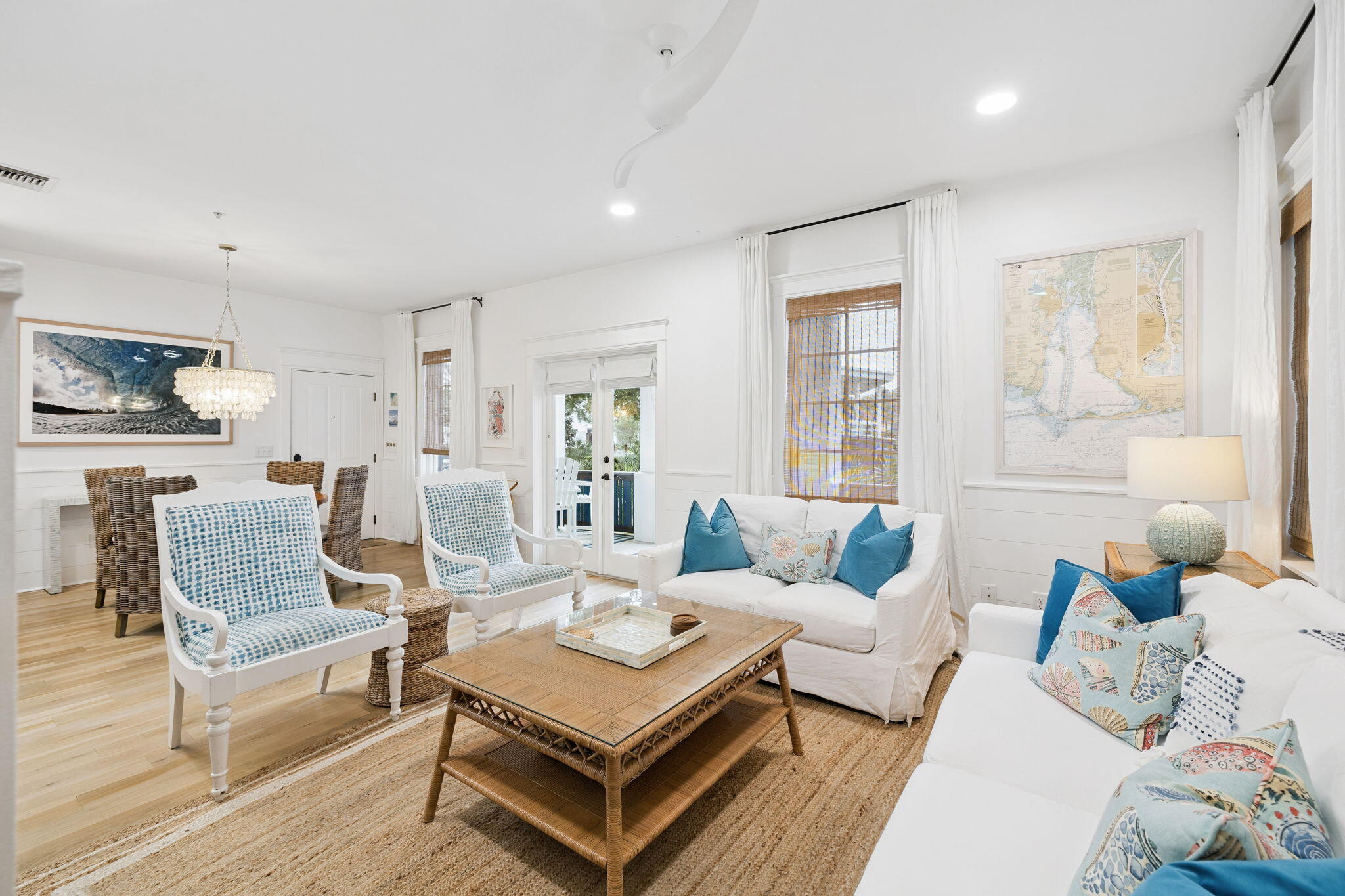 45 St Augustine Street, Unit 9101 Inlet Beach, FL 32461 - Photo 20 of 32 a living room with furniture and wooden floor