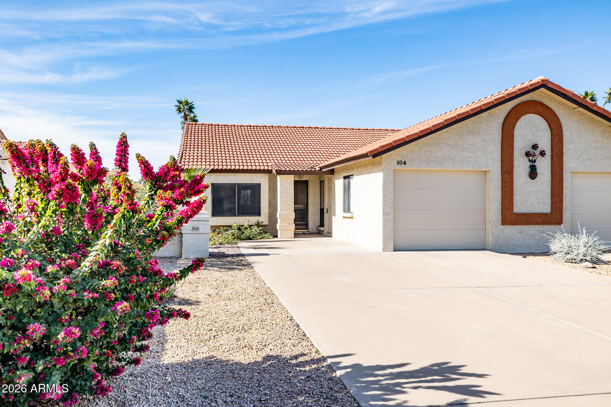 a house view with a outdoor space
