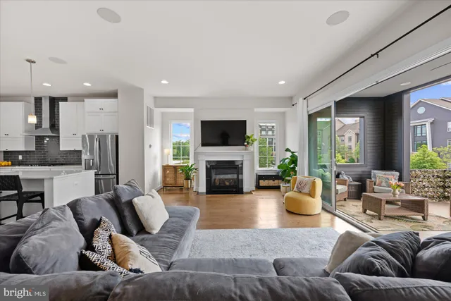 a view of a building and a street