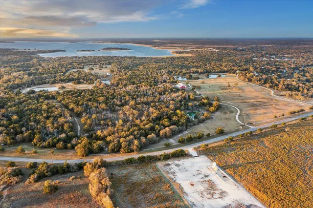 a view of a beach with an ocean view