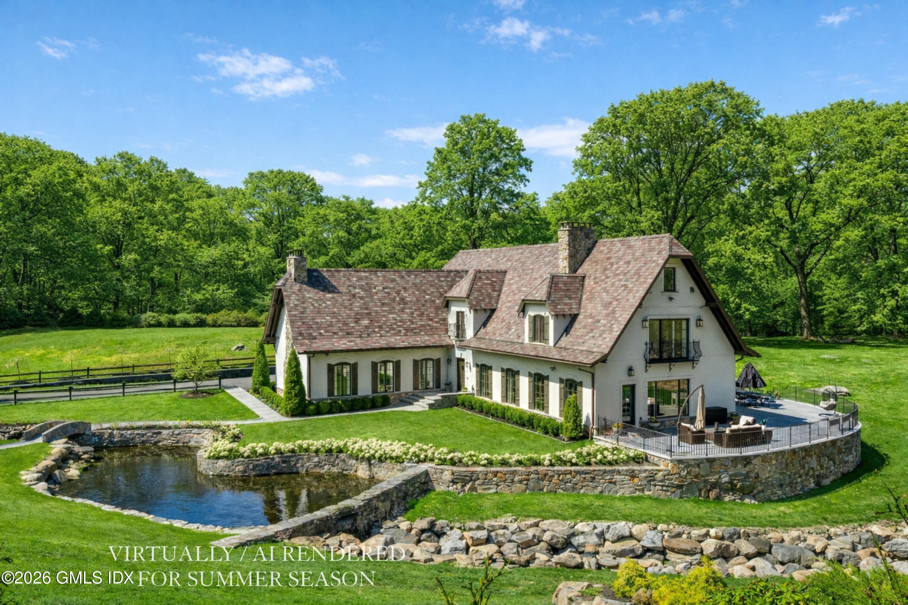 6 Carpenters Brook Road Greenwich, CT 06831 - Photo 7 of 71 2.14 Front Side Exterior (2) summer