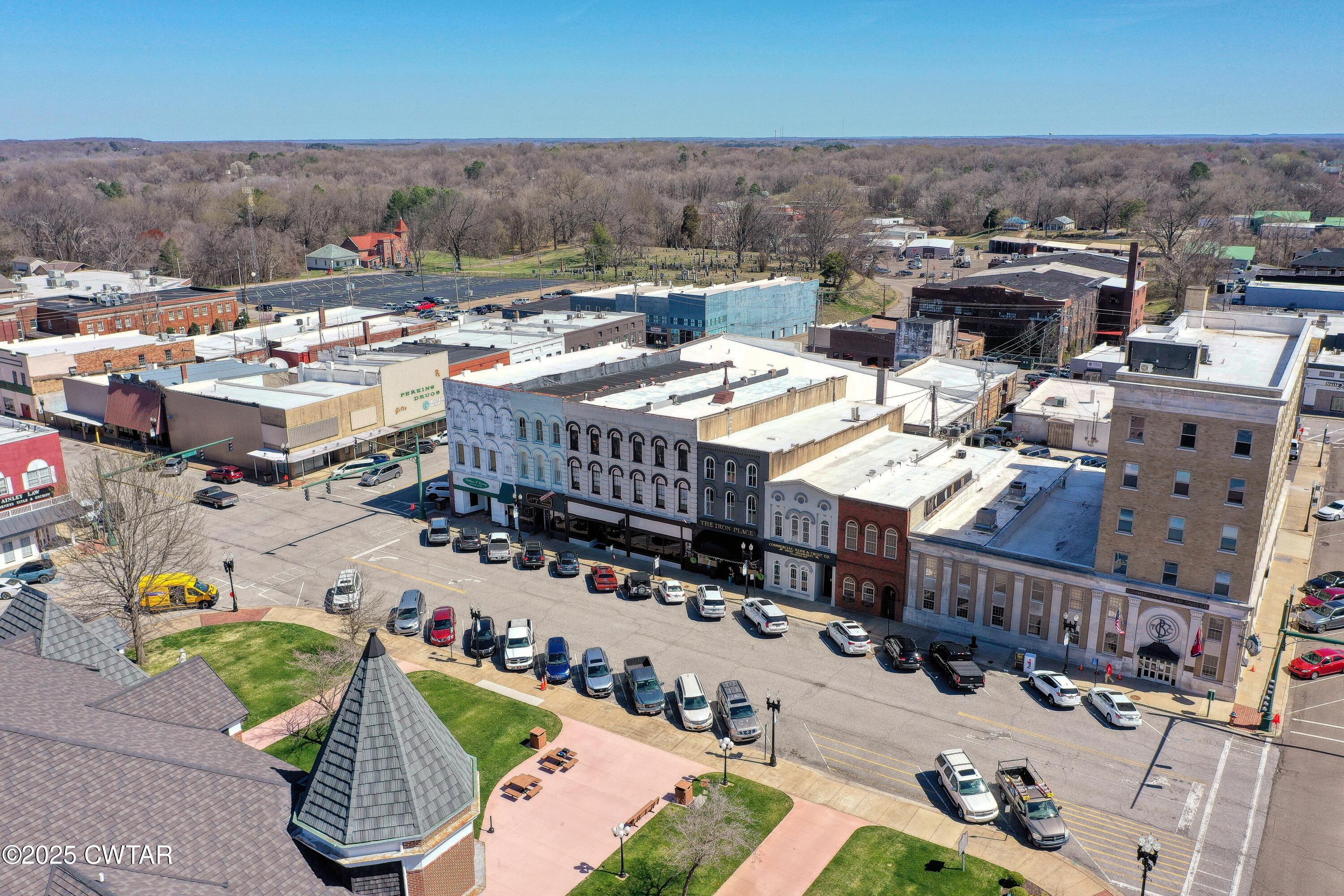 121 North Poplar Street Paris, TN 38242 - Photo 5 of 38 an aerial view of multiple house