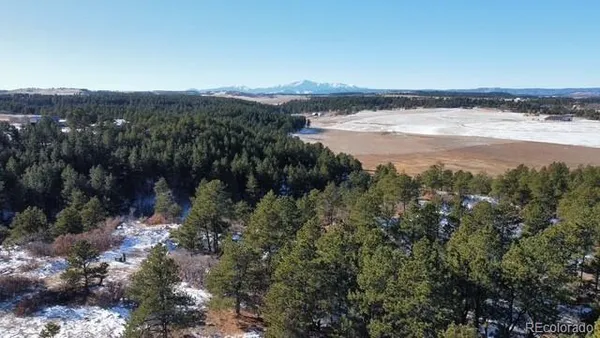 a view of a lake with a mountain in the background