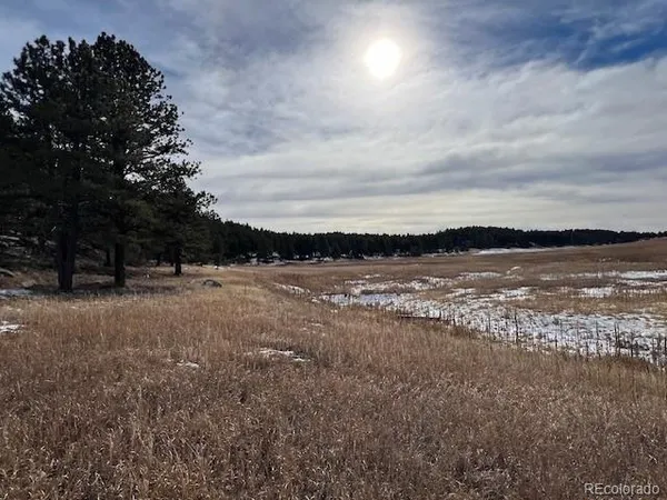 a view of a open space with mountain