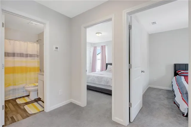 a sign board with ocean view