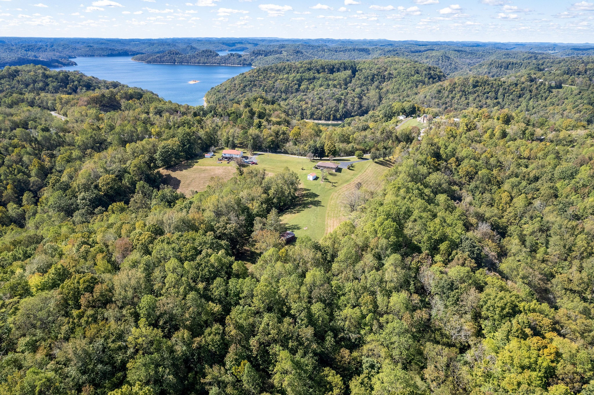 0 Smithville Highway Silver Point, TN 38582 - Photo 12 of 15 a view of a lush green forest with trees and some houses