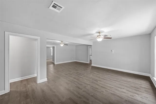 wooden floor in an empty room