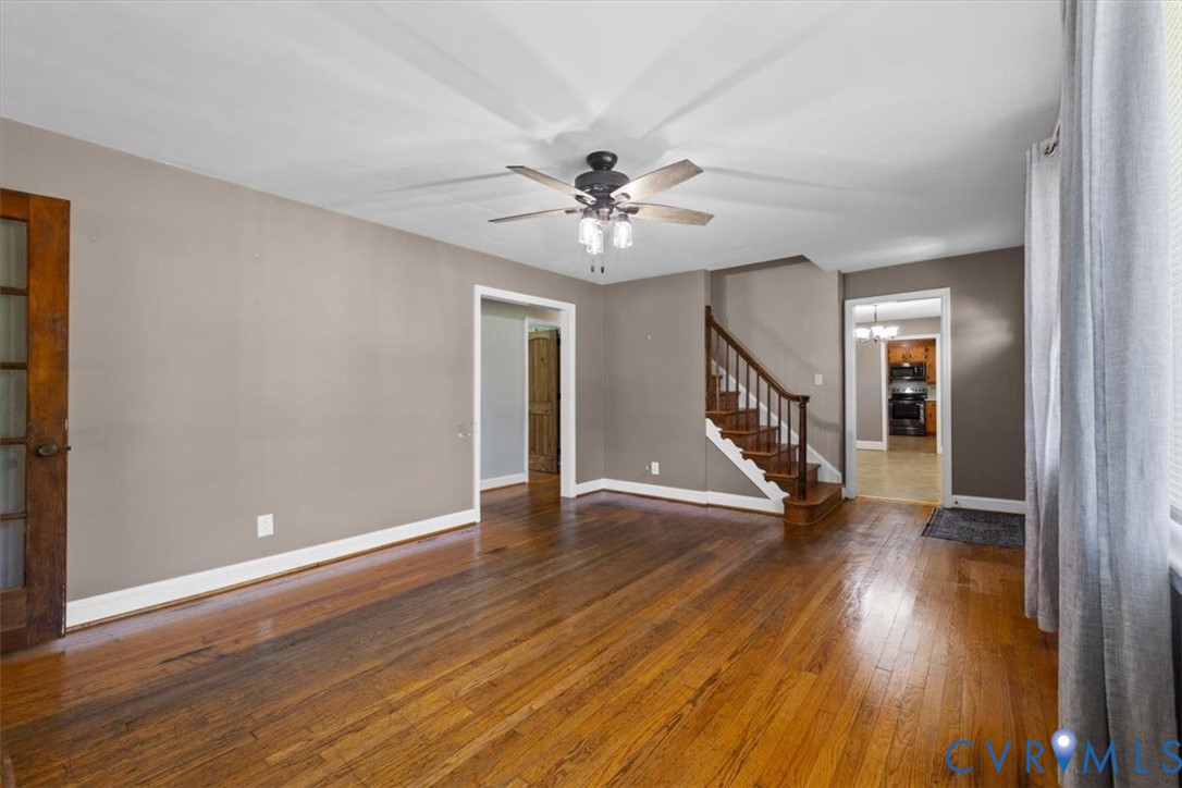 3577 Old Buckingham Road Powhatan, VA 23139 - Photo 17 of 36 Hardwood flooring, neutral wall tones, interior st