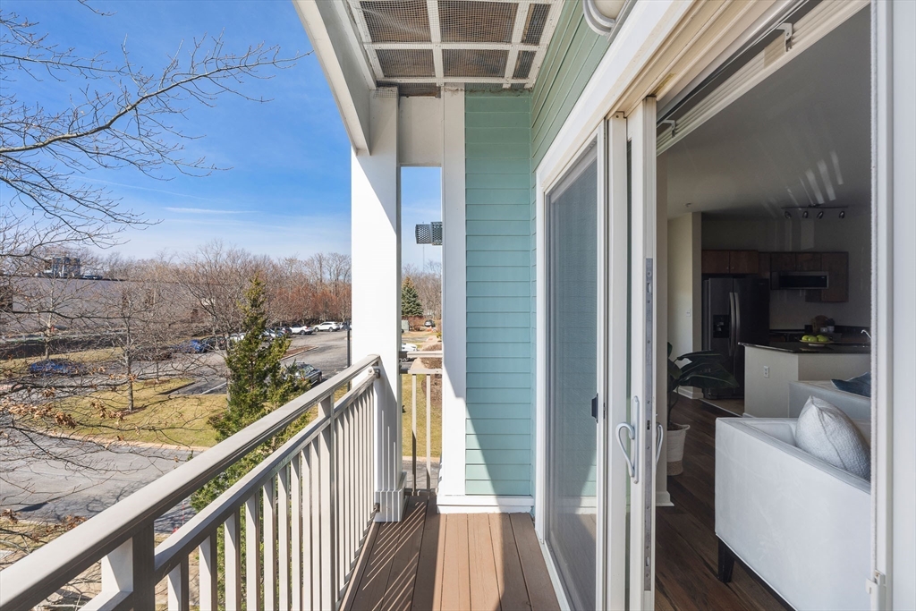 4 Repton Place, Unit 4213 Watertown, MA 02472 - Photo 7 of 19 a view of a balcony with a potted plant