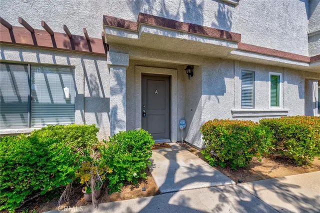 a front view of a building